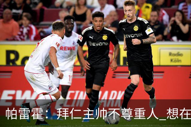 帕雷霍：拜仁主帅不尊重人 想在首回合就搞掂我们